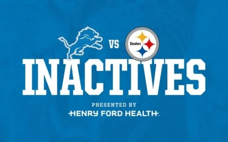 Steelers Face Off Against Lions in Exciting NFL Showdown