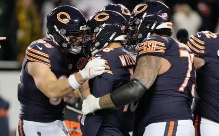 Bears Celebrate Most Unexpected Victory of the Year