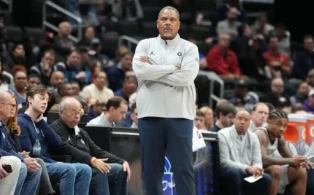 Georgetown’s Ed Cooley Suspended One Game for Water Bottle Incident