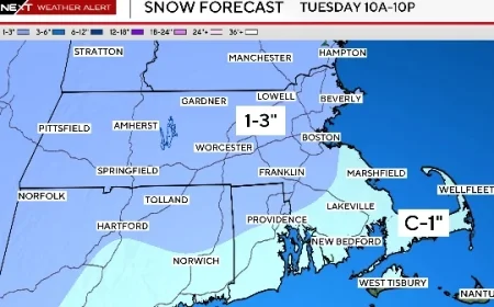 Storm to Blanket Parts of Massachusetts with Snow Before Christmas
