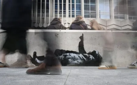 Banksy Reveals New Artwork in London