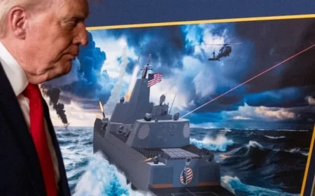 Trump Unveils New Navy Warship and Ambitious ‘Golden Fleet’ Plans