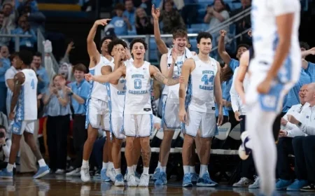 Lucas Celebrates Success in University of North Carolina Athletics