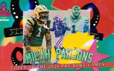 Packers’ Micah Parsons Selected for 2026 NFL Pro Bowl Games