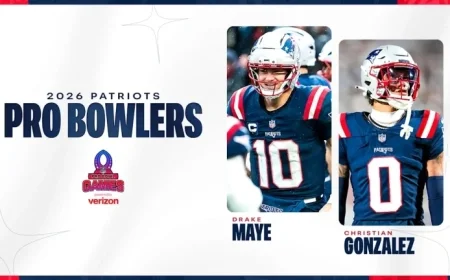 Christian Gonzalez, Drake Maye Chosen for 2026 Pro Bowl Selection
