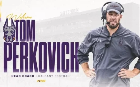 UAlbany Appoints Tom Perkovich as New Head Football Coach