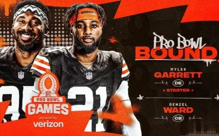 Myles Garrett, Denzel Ward Secure Pro Bowl Honors