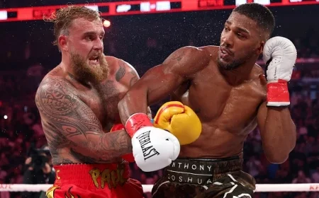 Anthony Joshua vs. Jake Paul Sees Decline in Viewership as Netflix Hype Wanes
