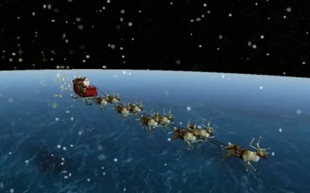 Track Santa’s 2025 Journey with NORAD’s Christmas Flight Map