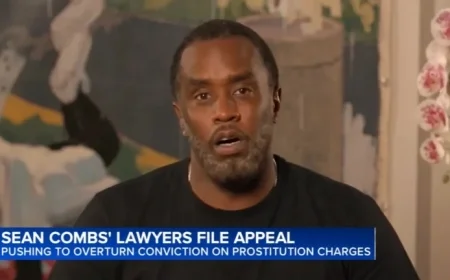 Sean ‘Diddy’ Combs Appeals for Immediate Prison Release in New York
