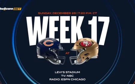 Chicago Bears Face San Francisco 49ers in 2025 NFL Week 17 Showdown