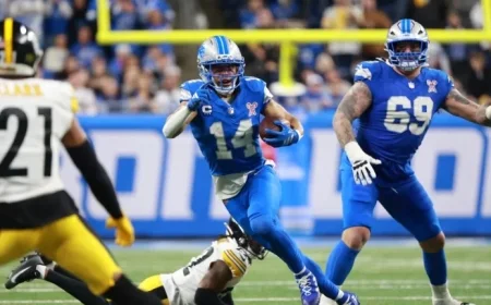 Lions’ Amon-Ra St. Brown, David Montgomery Questionable for Christmas Day Game