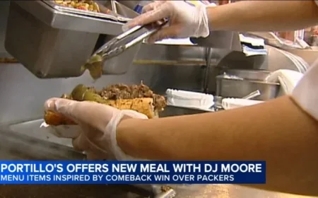 Portillo’s Unveils DJ Moore Meal with New Sauce, Italian Beef, Cheese Fries
