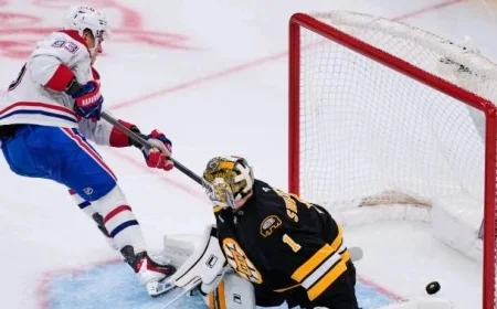 Montreal Canadiens Triumph 6-2 Over Boston in Intense Matchup