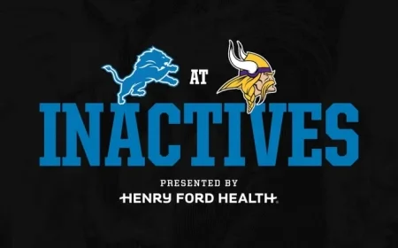 Detroit Lions Battle Minnesota Vikings in NFL Showdown