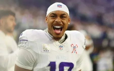 Justin Jefferson Surpasses Randy Moss’ NFL Record for Six-Season Yards