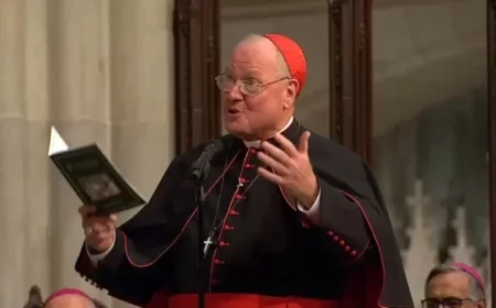 Cardinal Dolan Celebrates Last Christmas Eve Mass at St. Patrick’s Cathedral