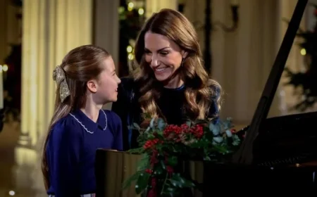 Princess Charlotte and Kate Middleton Charm with Piano Duet at Christmas Event