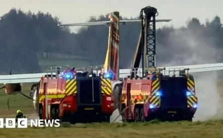 Fire Crews Respond to Aberdeen Airport Runway Incident