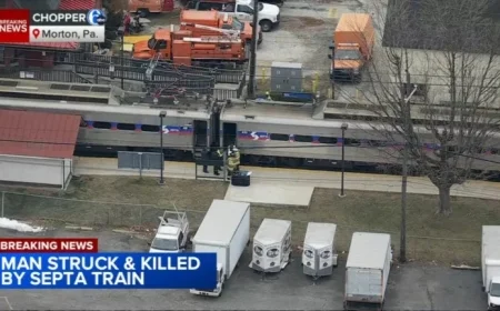 SEPTA Train Kills Man Near Morton Station in Delaware County