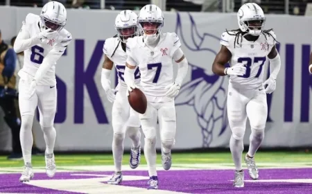 Vikings Dominate Lions with Turnover Scoring Strategy