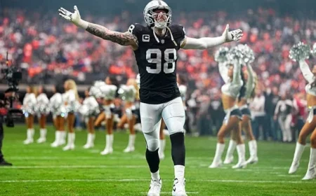 Pete Carroll Confirms Maxx Crosby Out for Raiders vs. Giants Game