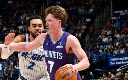 Kon Knueppel Injures Right Ankle in Game Against Magic