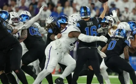 Lions vs. Vikings Week 17: OL, Safeties Struggle to Adapt