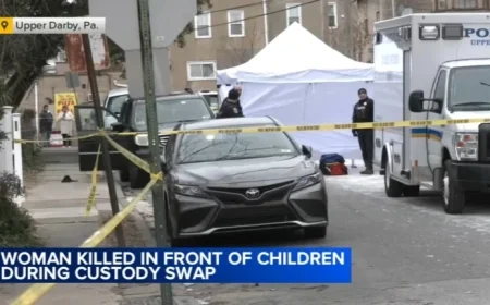 Father Shoots Children’s Mother, Commits Suicide in Upper Darby, PA