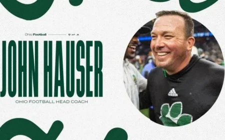 John Hauser Appointed as Ohio Football Head Coach
