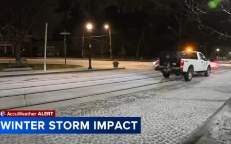 Philadelphia Prepares: Residents Stock Up as Sleet and Snow Blanket City