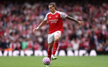 Calafiori Withdraws Last Minute from Arsenal vs. Brighton Match
