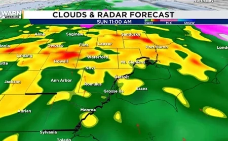 Metro Detroit Braces for New System as Freezing Rain Departs