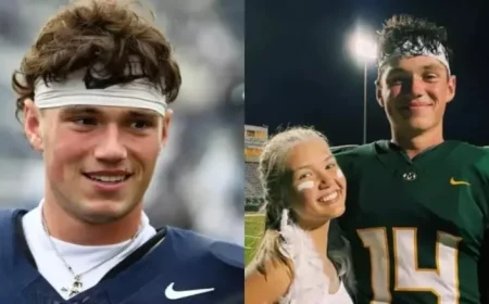 Penn State QB Drew Allar’s Girlfriend, Emma Bush: High School Romance, Rival School