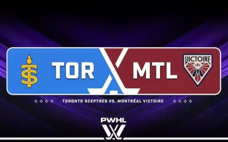 PWHL Showdown: Toronto Sceptres vs. Montreal Victoire
