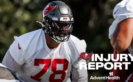 Wirfs, Nelson, Kancey Out Due to Injuries