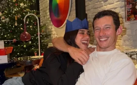 Dua Lipa Reigns in Christmas Kitchen with Fiancé Callum Turner