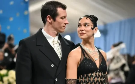 Dua Lipa Celebrates Holidays with Fiancé Callum Turner: See Photos