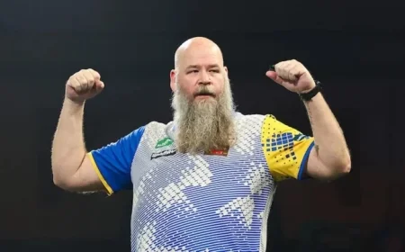 Sweden’s Andreas Harrysson Nears Historic Darts Victory