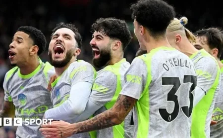 Man City Triumphs 2-1 at Nottingham Forest, Guardiola Reflects on Progress