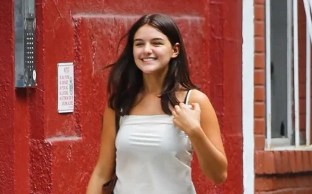 Katie Holmes and Suri Cruise Dazzle in Chic NYC Holiday Outfits