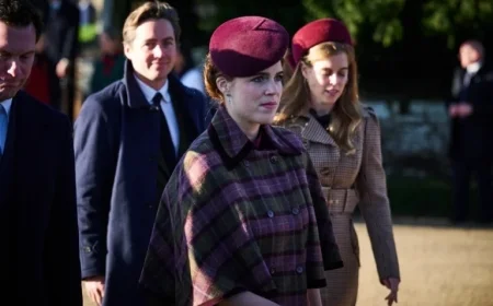 Princesses Beatrice and Eugenie Celebrate Christmas at Sandringham