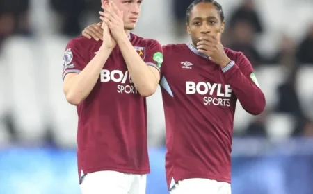 Nuno’s Support for Tearful Ollie Scarles Highlights West Ham Leadership