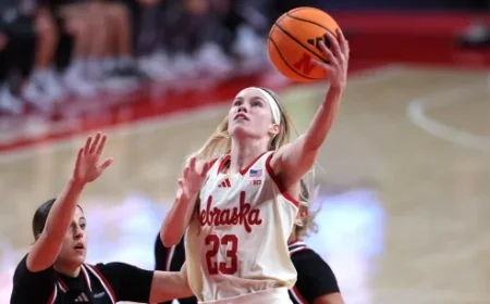 Huskers Face USC in Big Ten Top 25 Clash