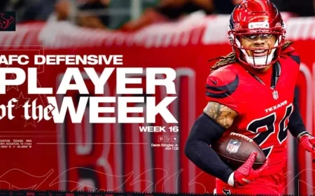 Derek Stingley Jr. Earns AFC Defensive Player of the Week Honors