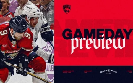 Panthers and Lightning Clash in Florida Battle After Break