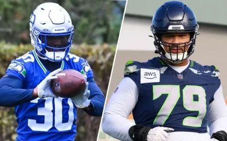 Seahawks Promote RB Cam Akers & T Amari Kight for Week 17 at Carolina