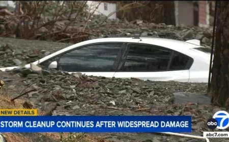 Southern California Begins Storm Cleanup After Widespread Damage, Rare Tornado