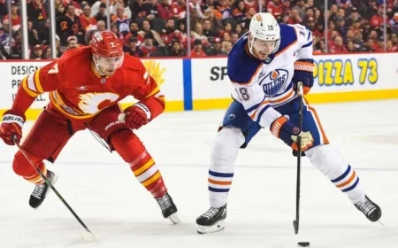 Oilers Face Flames in Anticipated Showdown