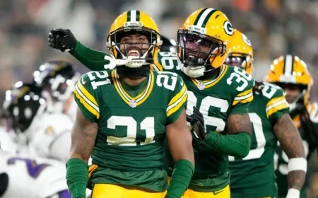 Nate Hobbs Exits Field with Knee Injury for Training Room Evaluation